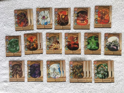 Bakugan 138 Cards Lot Battle Brawlers Holographic Foil Ability 2008 W/ 2 Cases