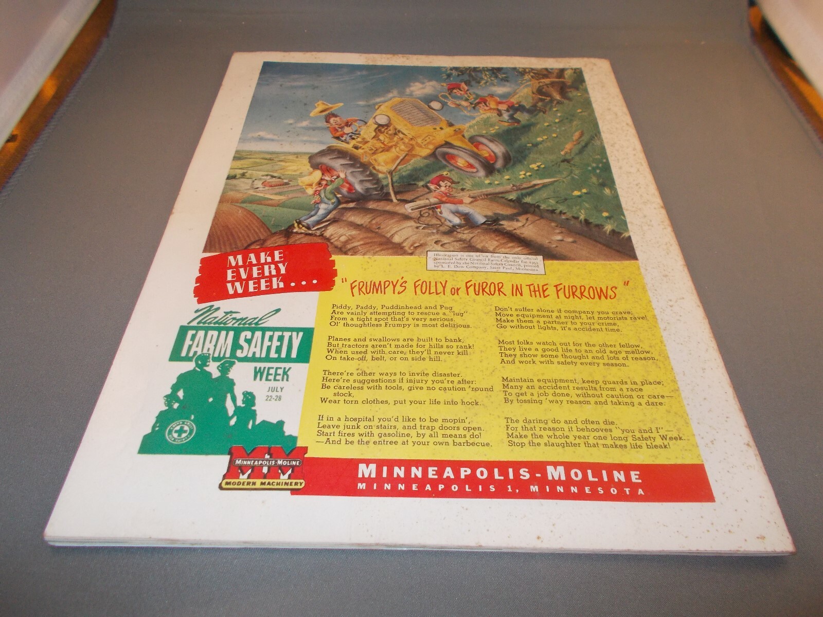 VINTAGE 1951 MINNEAPOLIS MINNESOTA AQUATENNIAL PICTORIAL MAGAZINE