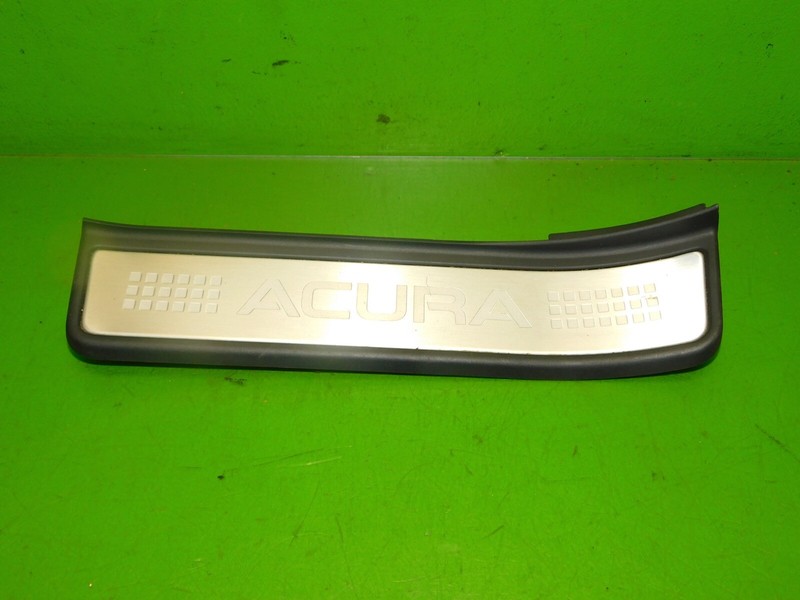 04-08 Acura TL OEM driver left rear back door carpet sill sash plate trim