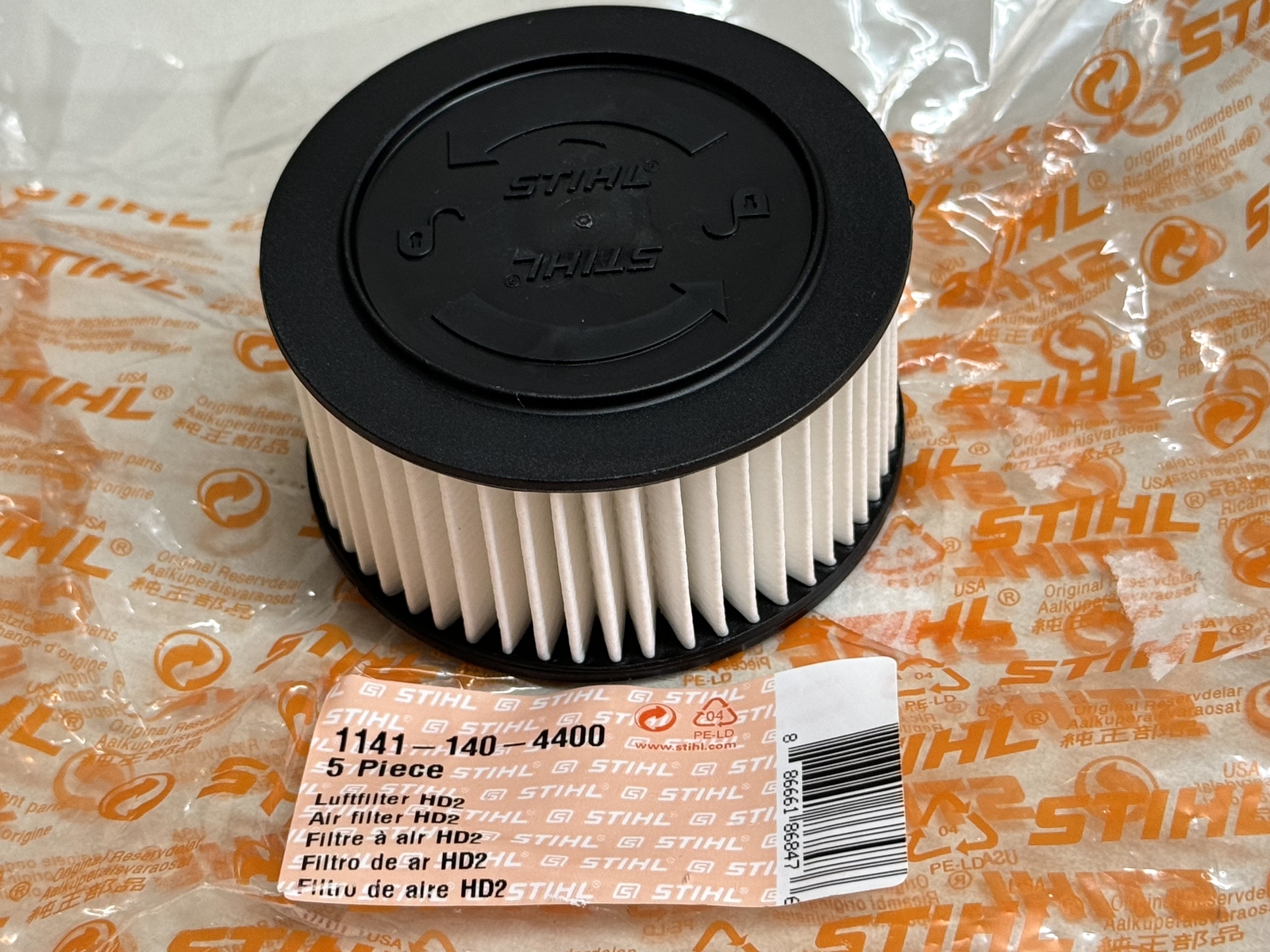 STIHL OEM AIR FILTER HD2 1141 140 4400 FOR MS331 MS 331 391 362 C-Q VW C-MQ 400