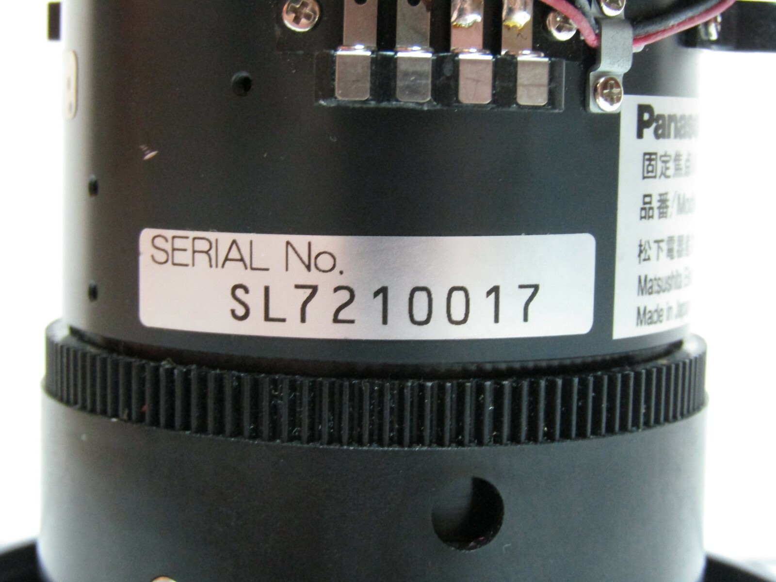 Panasonic Short throw fixed zoom projector lens ET-DLE050 (0.8) ETDLE050