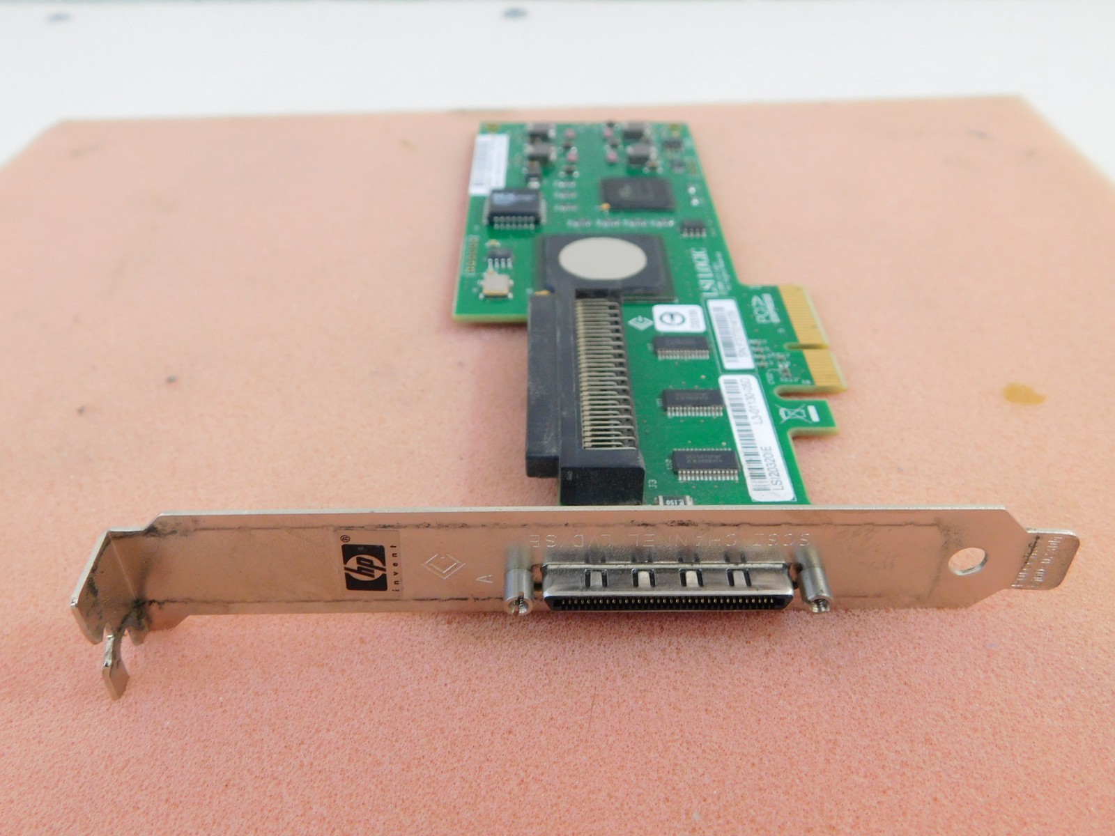 HP 439946-001 LSI Logic LSI20320IE SCSI U320 LVD Controller PCI-e Card