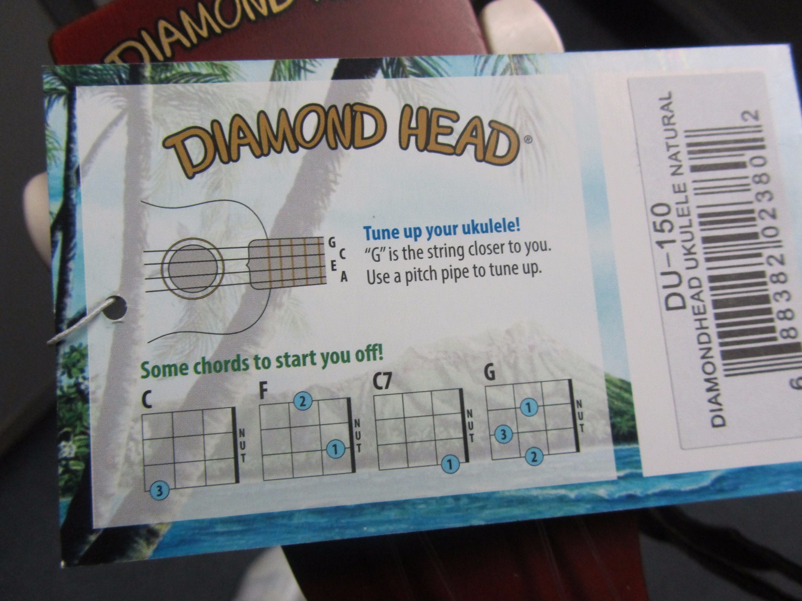 Diamond Head DU-150 Ukuleles Natural - NEW