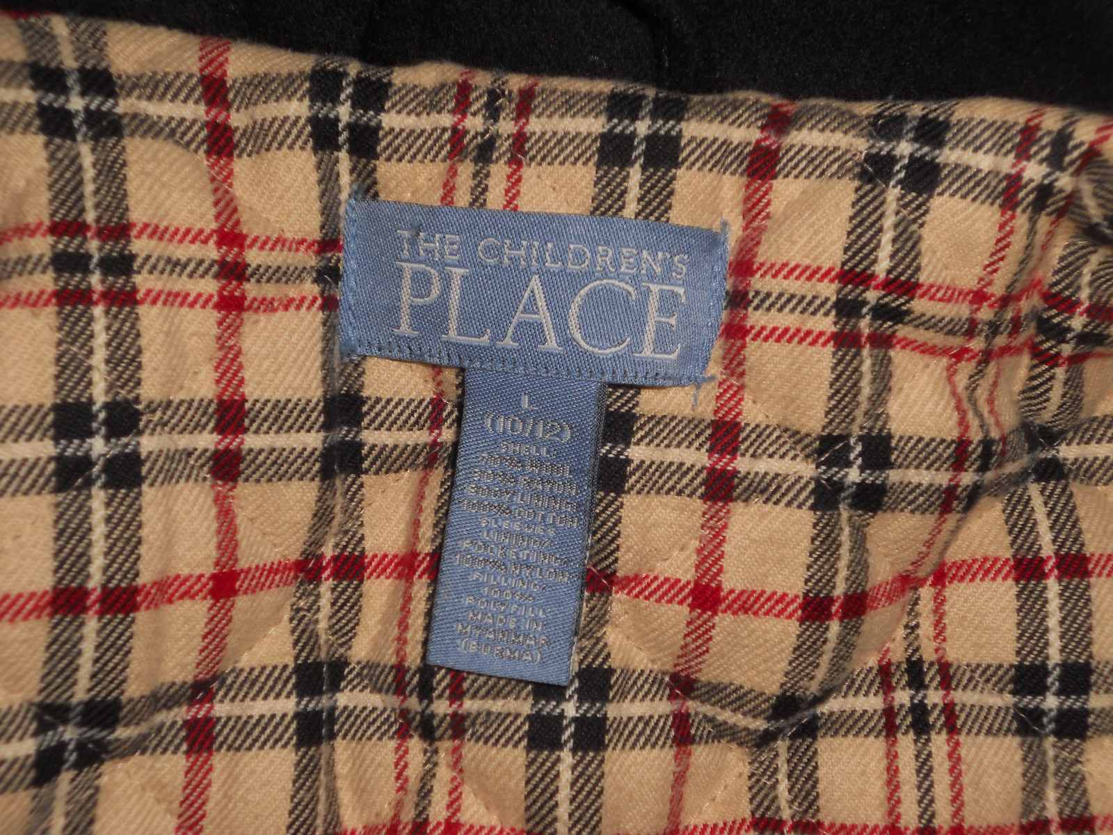 Childrens Place Wool Pea Coat Size L (10-12)