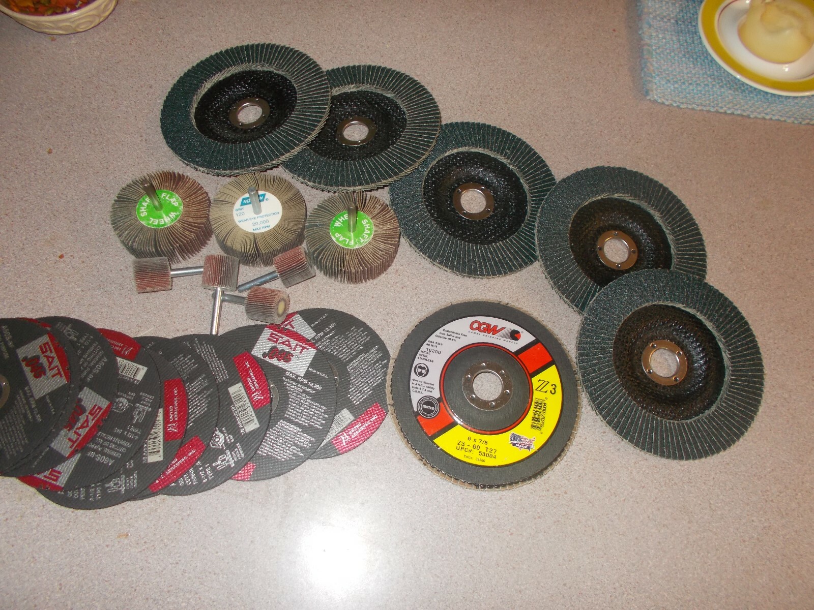 23-MISC. BRANDS Grinding Wheel LOT