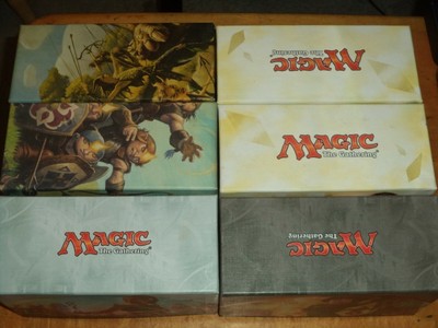 Empty Fat Pack Boxes Box Magic the Gathering MTG Lorwyn Morningtide Oath Lot 15