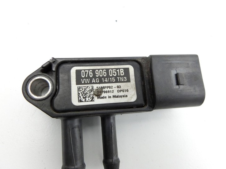 VW T6 7E 15-19 TDI 2,0 75KW Sensor Differenzdrucksensor VW T6 7E 15-19 30.08.2016 076906051B 51MPP02-03 gebraucht Vorschau 2
