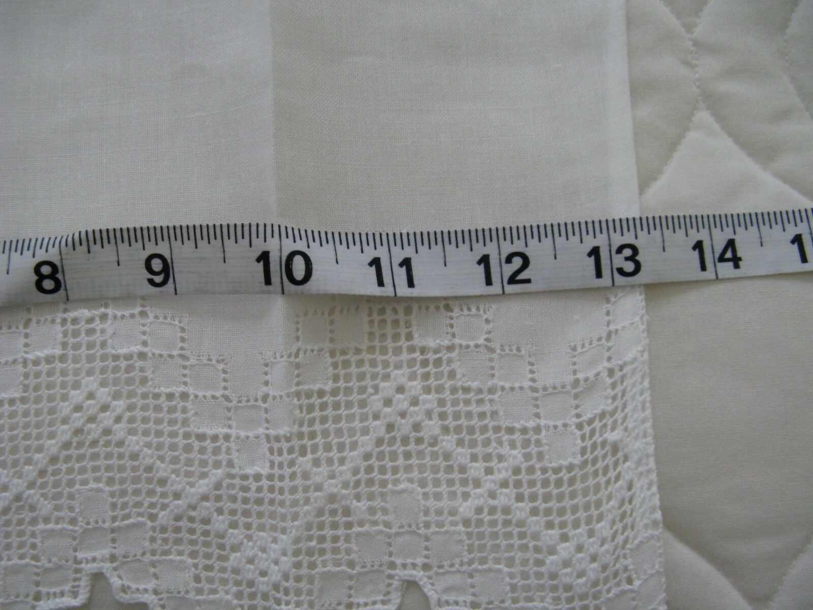 Linen Cut Work Guest Towels