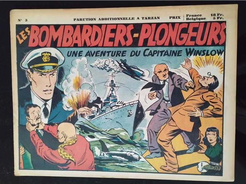 RÃ©Cit Complet NÂ° 3, Cap Winslow : Les Bombardiers-Plongeurs  E.O. 4/1948