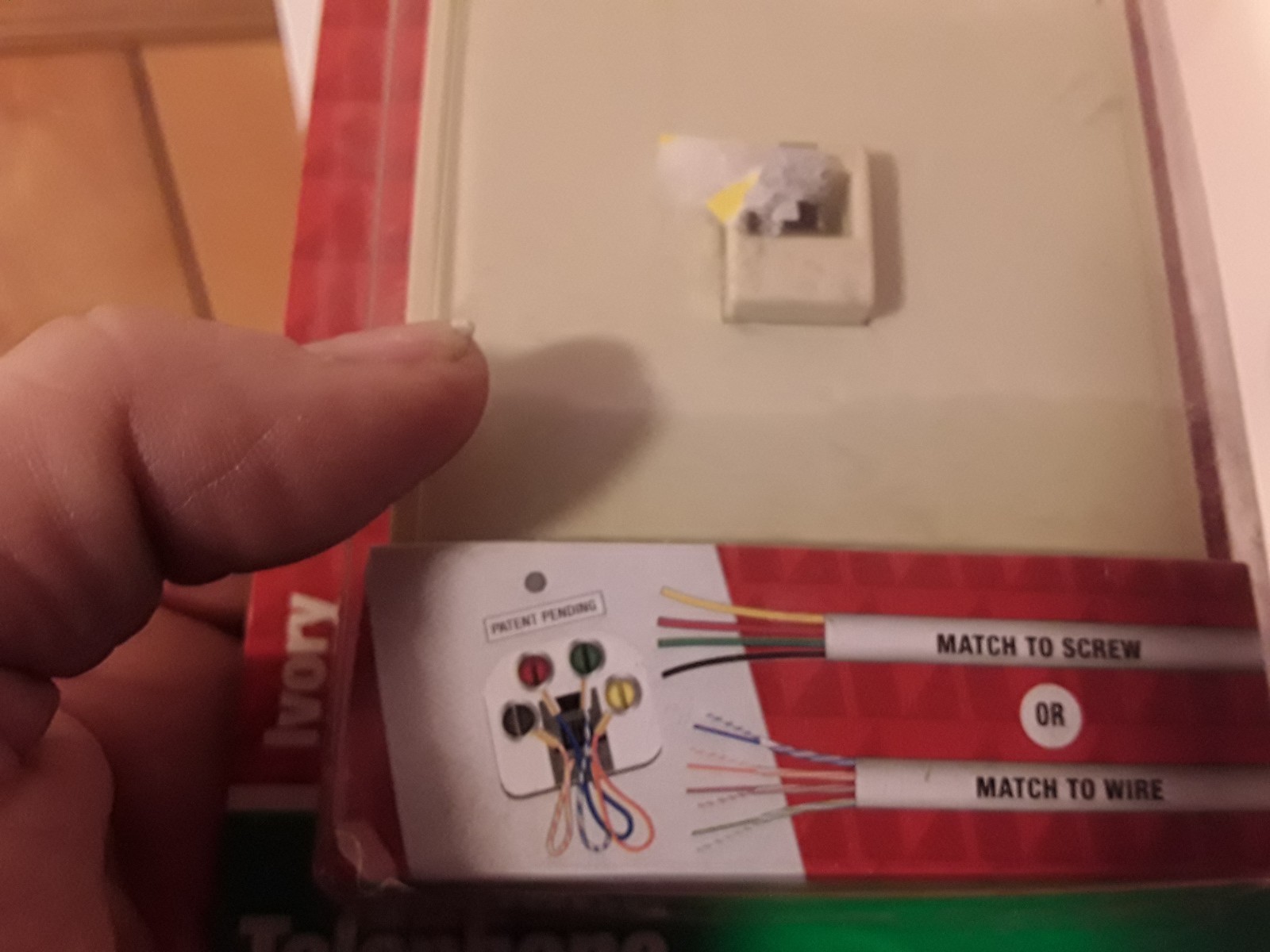 Wall Phone Jack and Flush Wall Plate Ace Hardware