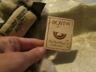 BOYDS AUNT BEA BERRY BEST AUNT BEAR THE HEAD BEAR COLLECTION