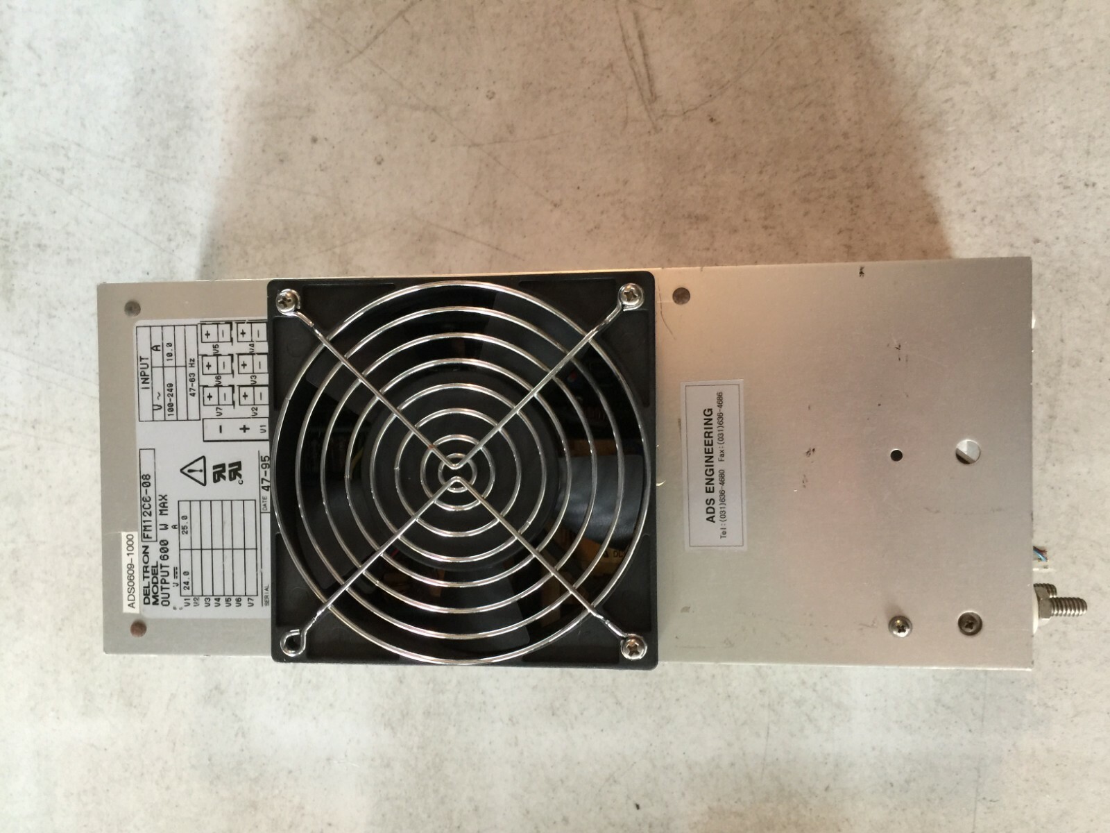 Lam Research 660-091820-001 Deltron Power Supply FM12C6-08 Assembly Refurbished