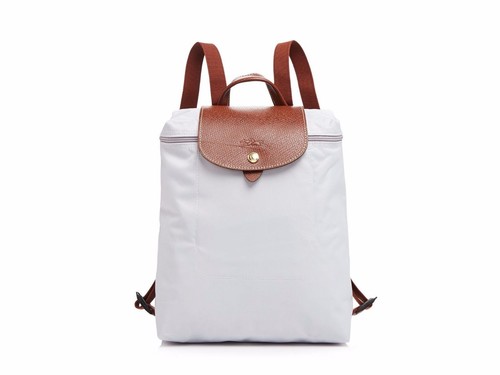 Longchamp 3D Leather Backpack Brique Red Made in France 1332  display picture 2