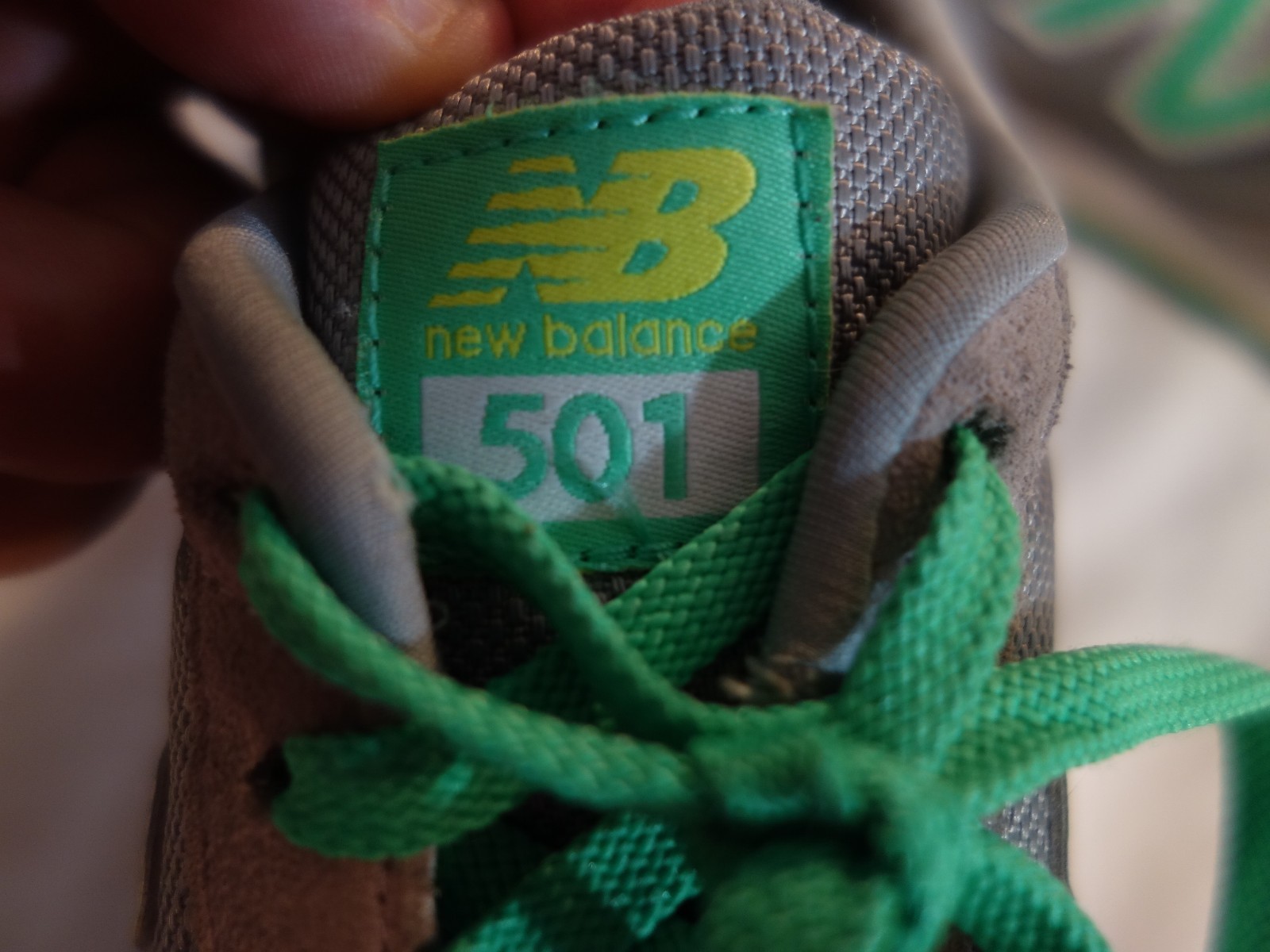 New Balance WL501SHG Tennis Running Shoes Gray Green US 9 B Medium EUR 36.540.5