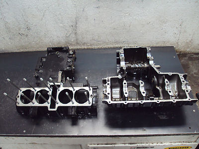 1991 91 KAWASAKI ZX600 600 BULLET BIKE ROAD ENGINE CRANKCASE