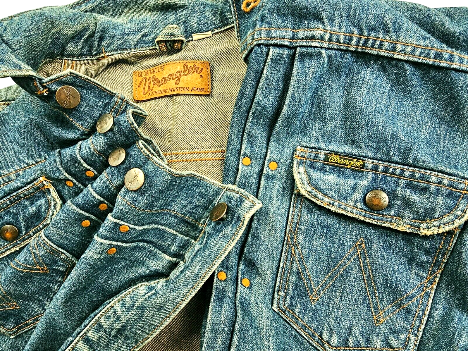HOT VTG 50s REPRO Men's WRANGLER @ 11MJ SANFORIZE 12 Dots JA