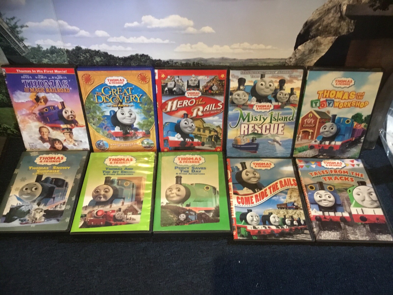 Thomas & Friends DVDS Set Of 10 Total Four Movies Six