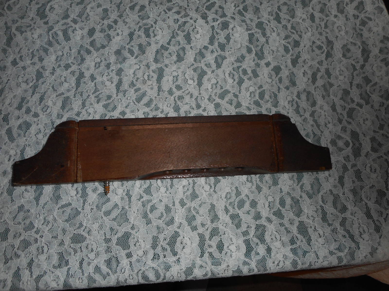 VINTAGE   TREADLE SEWING MACHINE SWING OUT  DRAWER FOR LONG SHUTTLE BOBBINS