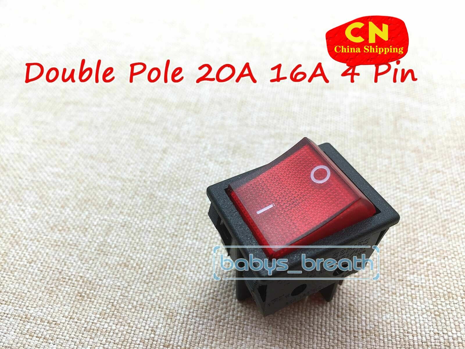 canal4°C Amazon.com: 1-Pack Canal R Series Rocker Switch 16A/20A