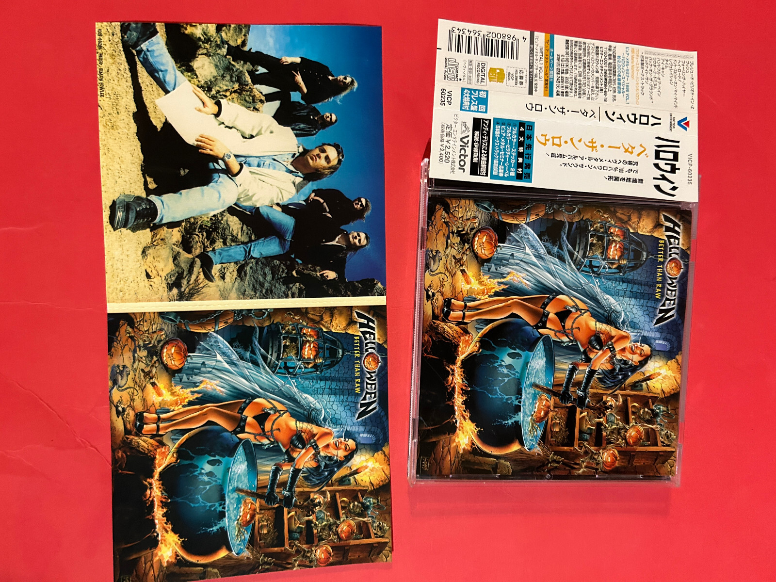 Helloween - Better Than Raw CD ALBUM JAPAN EDITION RELEASE