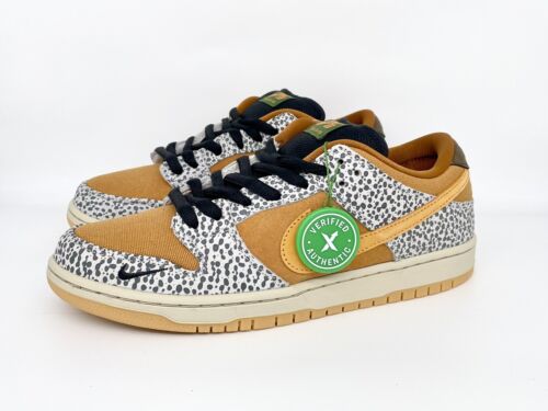 Pre-owned Nike Sb Dunk Low Pro Safari Size 9.5 Atmos Air Max Elephant Skateboard In Multicolor