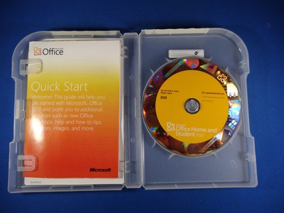 MICROSOFT Office HOME AND STUDENT 2010 SOFTWARE 40WProduct Key41