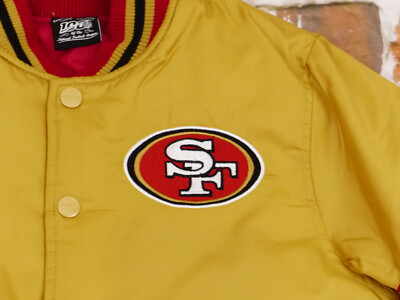 Pre-owned Nfl San Francisco 49ers Usa Vintage Jacket Forty Niners Gold  Size Xs In Gold Bronze