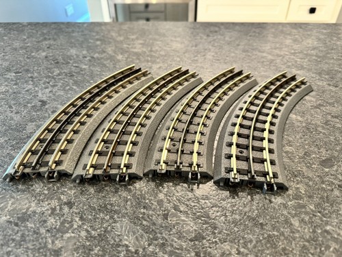 MTH 40-1002 REALTRAX 031 CURVE TRACK SECTIONS 4pc Lot O GAUGE 🚂