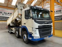 VOLVO FM 410 *EURO 6*, 8X4 STEEL TIPPER