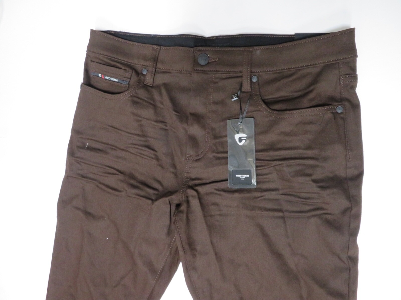 FRIED-DENIM DARK Brown JEAN 36X32 THE QUINTESSNCE OF STRETCH FRIED-DENIM DARK Brown JEAN 36X32 THE QUINTESSNCE OF STRETCH