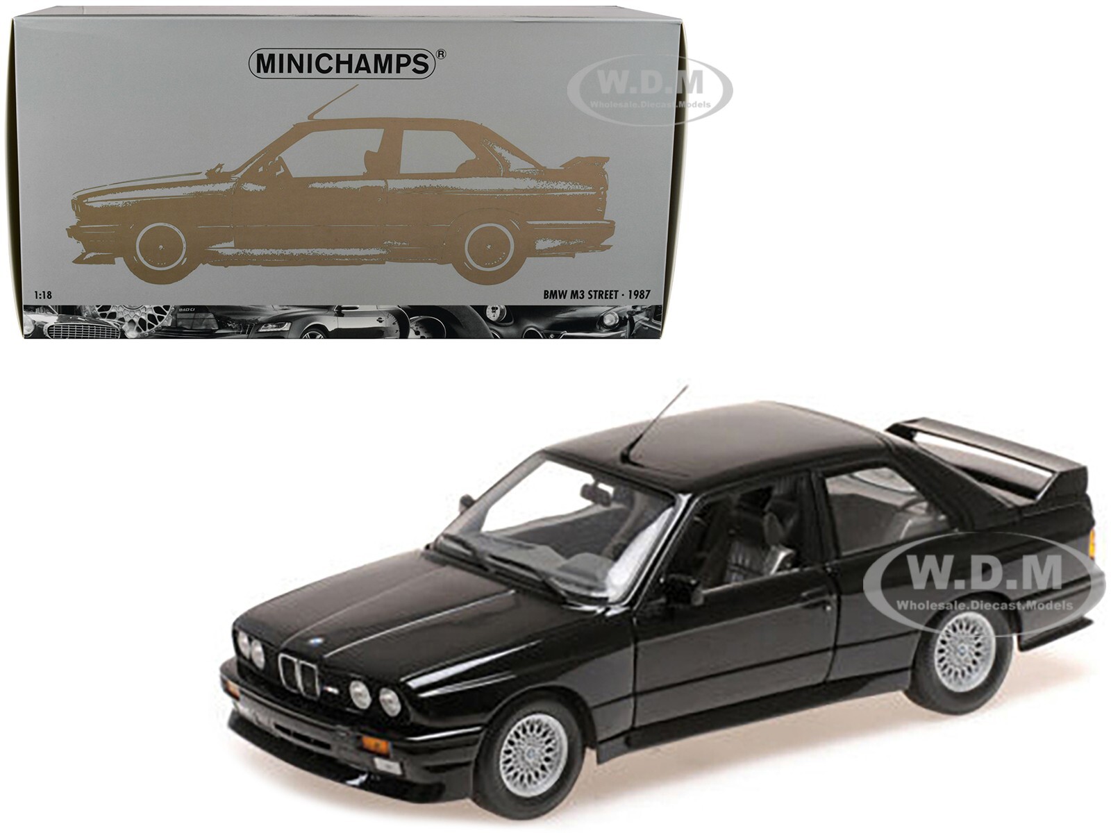 自動車 BMW M3 STREET 1987 MINICHAMPS bmw-m3-street-1987-minichamps-