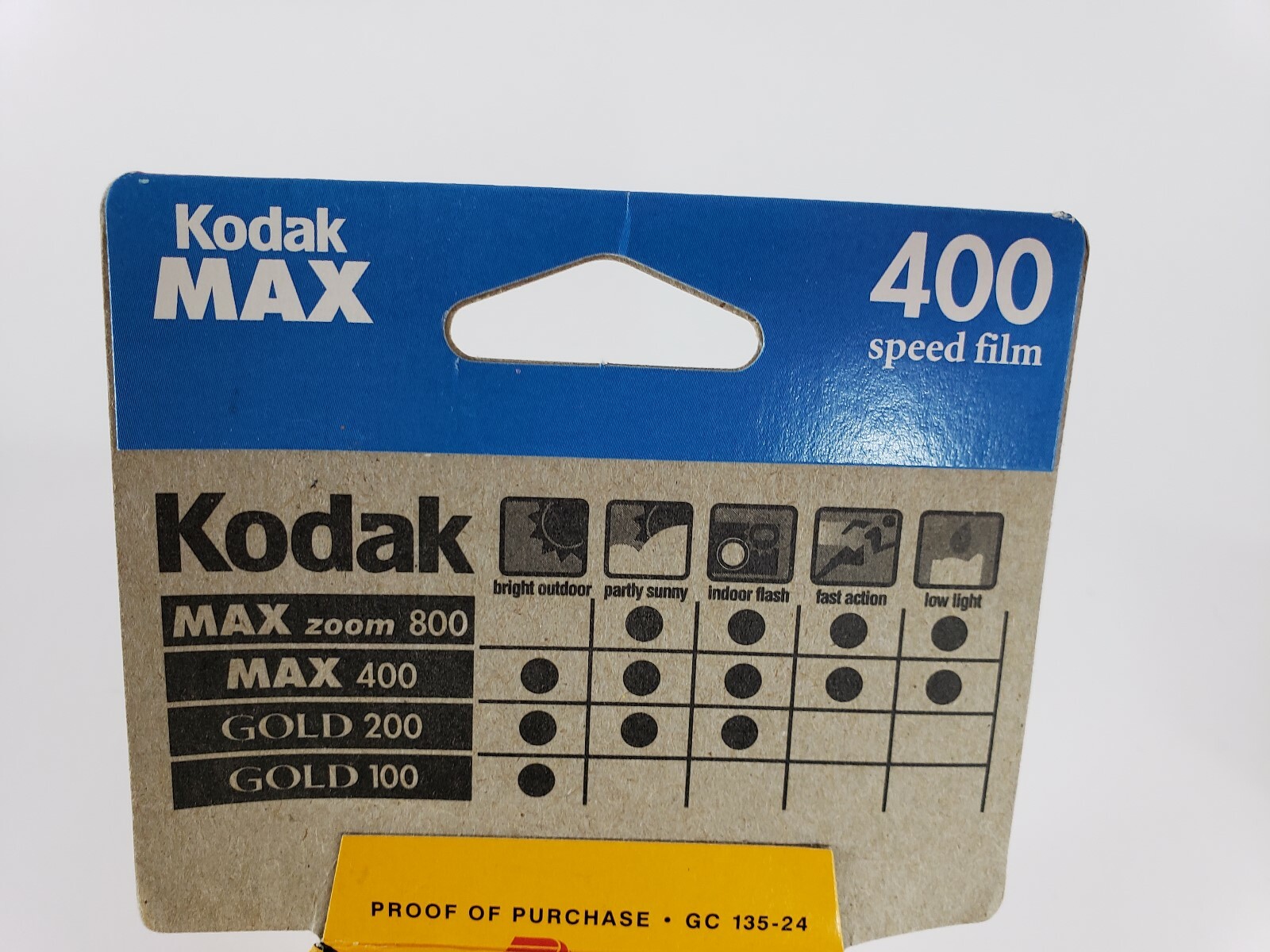 LOT of 3 Rolls Kodak Max Film 24exp. 400 and 800 Speed Expired Camera Film