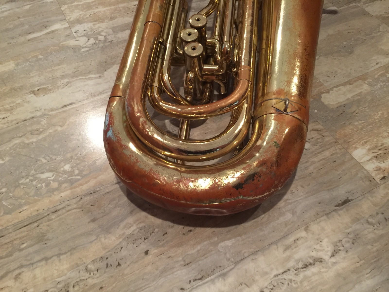Yamaha YBB-103 3/4 three valve tuba