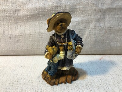 Boyds Bear Bearstone Nana With Lil Munchkin Dont Tell Mom Figurine 228435