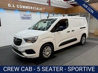 2022 Vauxhall Combo 1.5 Turbo D 2300 Sportive Crew Van Double Cab 4dr Diesel Man