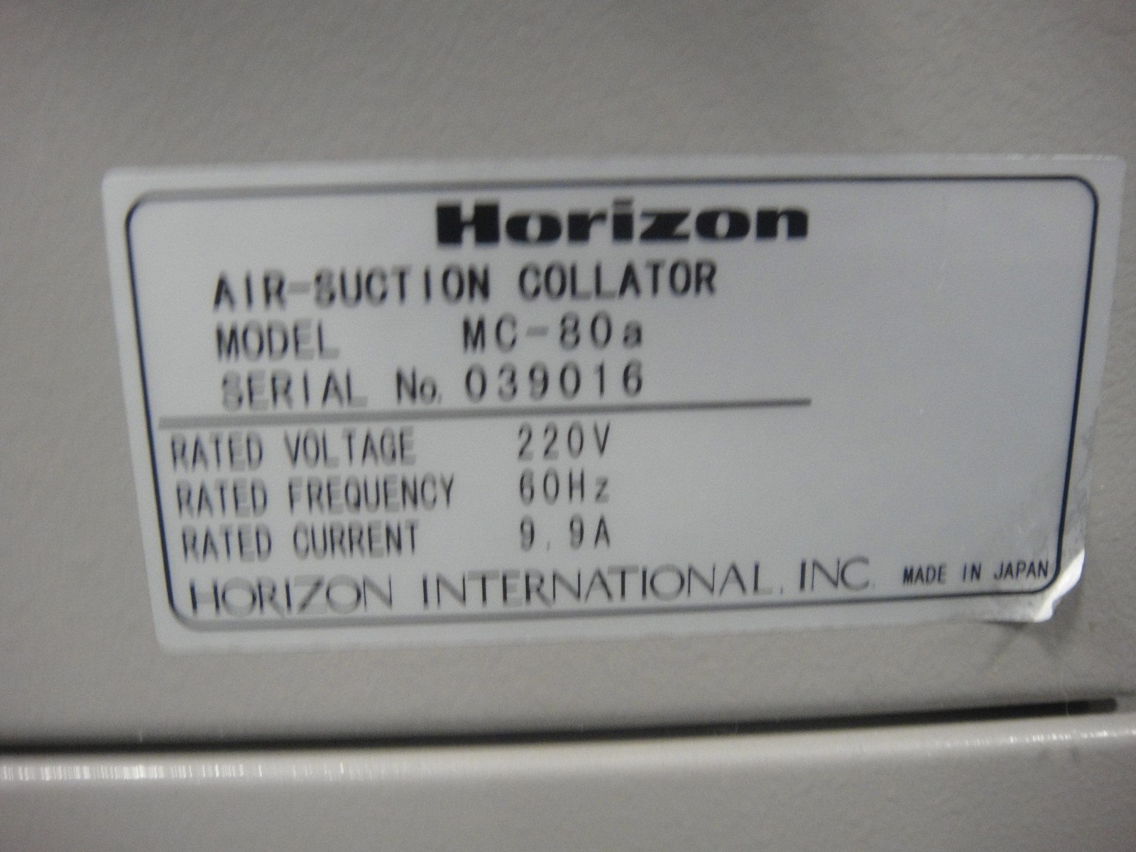 Horizon MC 80 SPF 10 II Stitch N Fold