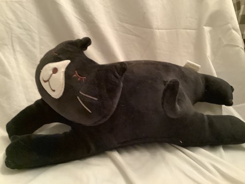 Daiso Black Cat 15" Pillow Plush