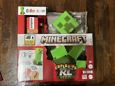 Minecraft Exploding RC Creeper With Lights and Sounds - BRAND NEW & IN HAND!