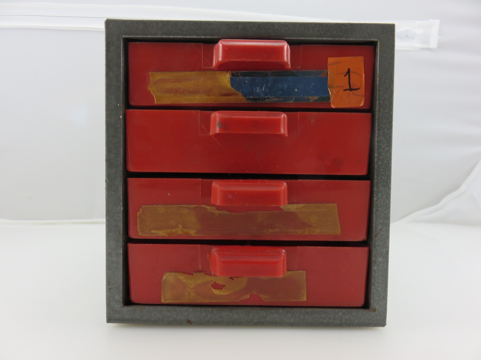 Dunlap Small Parts Hardware Metal Storage Bin Cabinet Tool ...