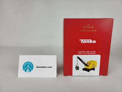 Hallmark Keepsake Ornament 2021 Tonka Crane and Clam 75th Anniversary