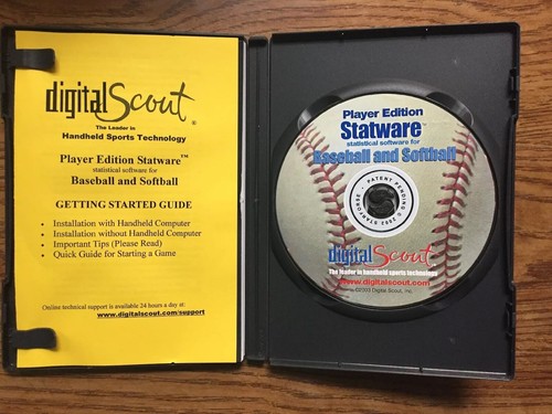 Player Edition Statware Statistical Software Baseball Softball Digital Scout 03
