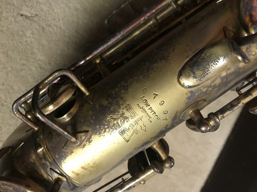 1914 BUESCHER Vintage Saxophone With Case TRUETONE Serial #97994