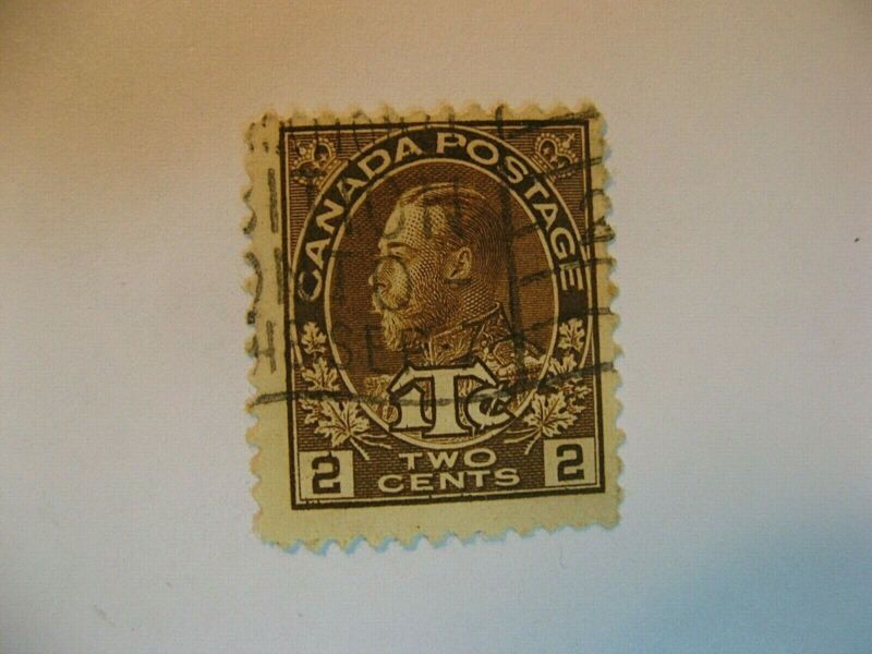 Vintage 1916 Canada Itc (war-tax) 2 Cent Postage Stamp/vf/nh/wm-none/nice Stamp.