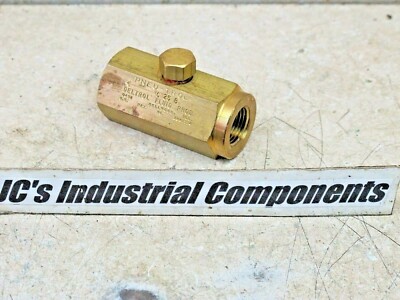 DELTRON  C25B  Ball Check Valve   2000 PSI    Brass Body