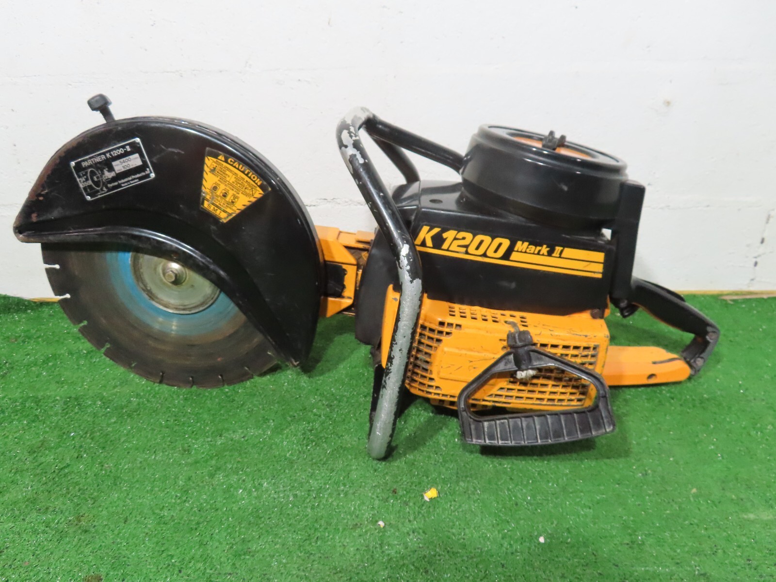Partner K1200 mark II gas powered Concrete Saw 14 Partner K1200 mark II gas powered Concrete Saw 14