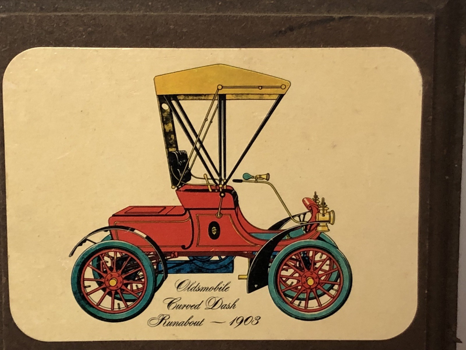 Vintage Set Of 2 Car Automobile Train Locomotive Wall Hanging Wooden Plaques