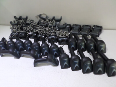 LOT OF 19 Datalogic Gryphon GBT4400 Bluetooth Scanners with 16 x Charging Docks