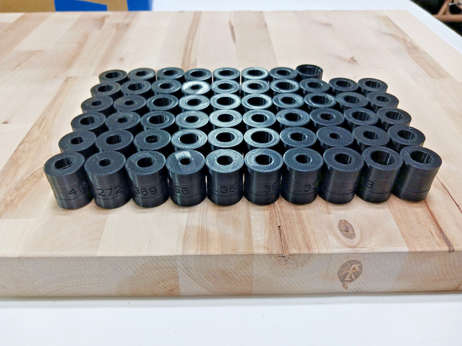 3D printed 58 pcs Hornady Powder Bushings - Pacific, Ponsness Warren RCBS Spolar