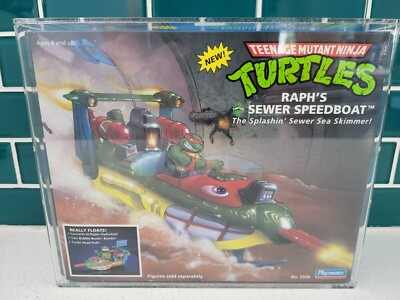 TMNT Raph's Sewer Speedboat (Sealed) 1991 Playmates CAS 85