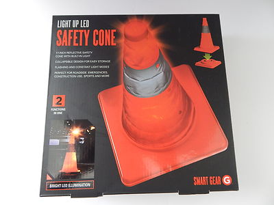Smart Gear STG-6240-MX 17-Inch Portable Light Up LED Safety Cone 